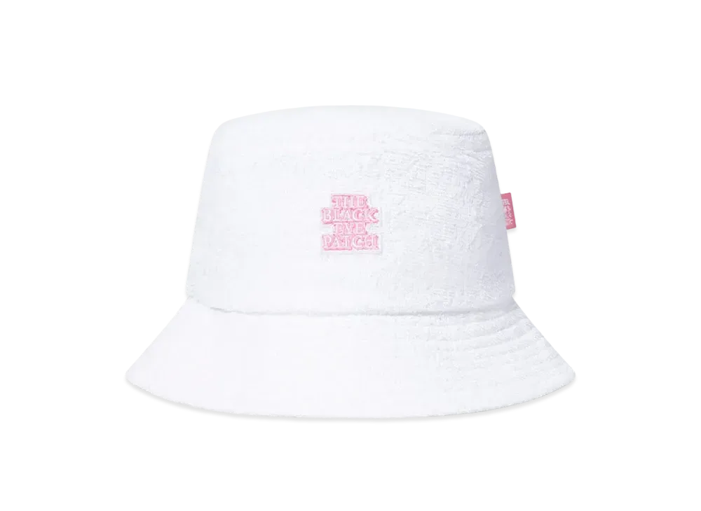 BlackEyePatch OG Label Pile Bucket Hat "White"
