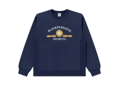 BlackEyePatch Currensy Emblem Crew Sweat "Navy"