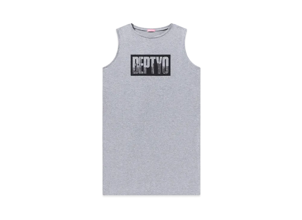 BlackEyePatch BEPTYO Tanktop Dress "Heather Gray"