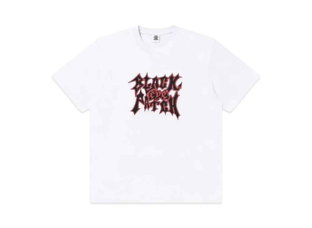 BlackEyePatch Morbid Metal Logo Tee "White"