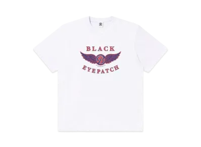 BlackEyePatch Winged B Logo Tee "White"