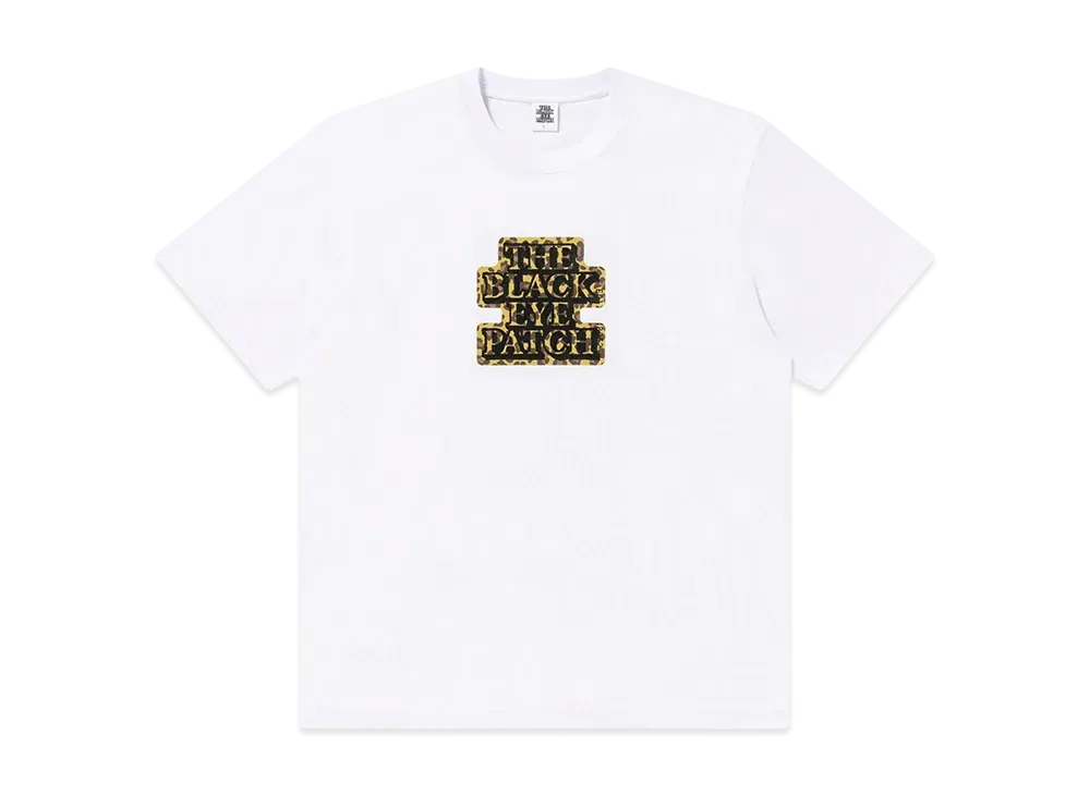 BlackEyePatch Leopard OG Label Tee "White"