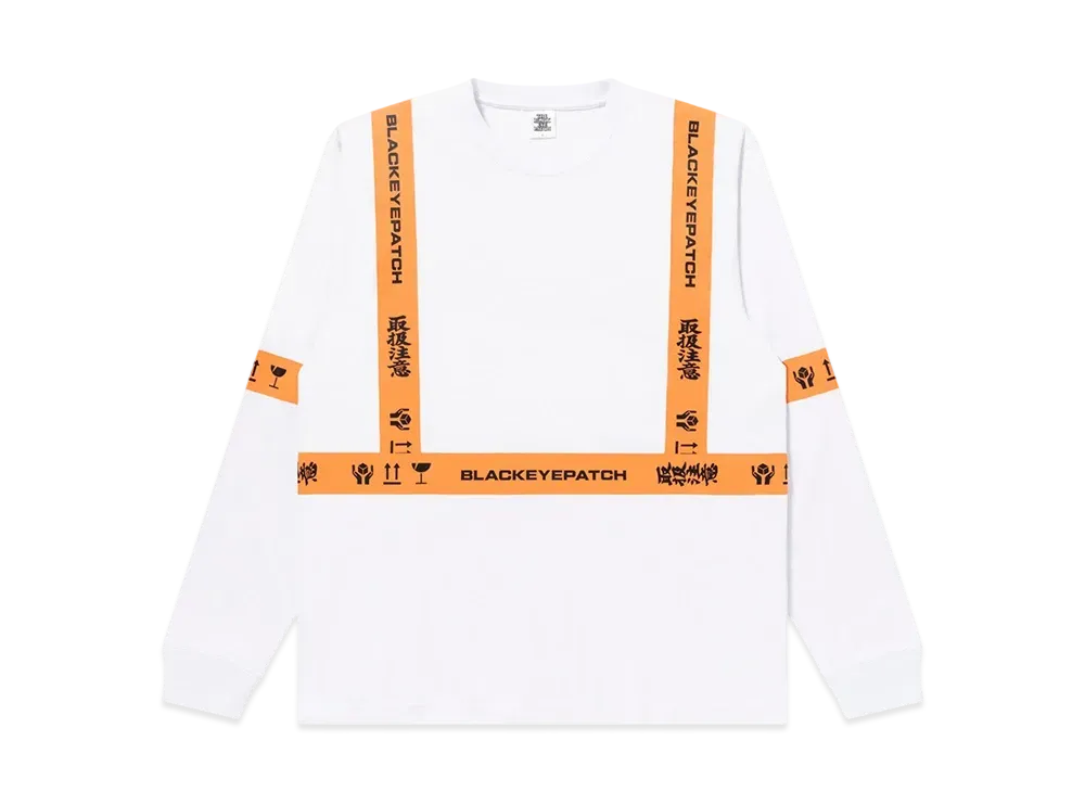 BlackEyePatch Safety L/S Tee "White"
