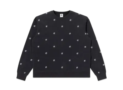 BlackEyePatch B Emblem Patterned Crew Sweat "Black"