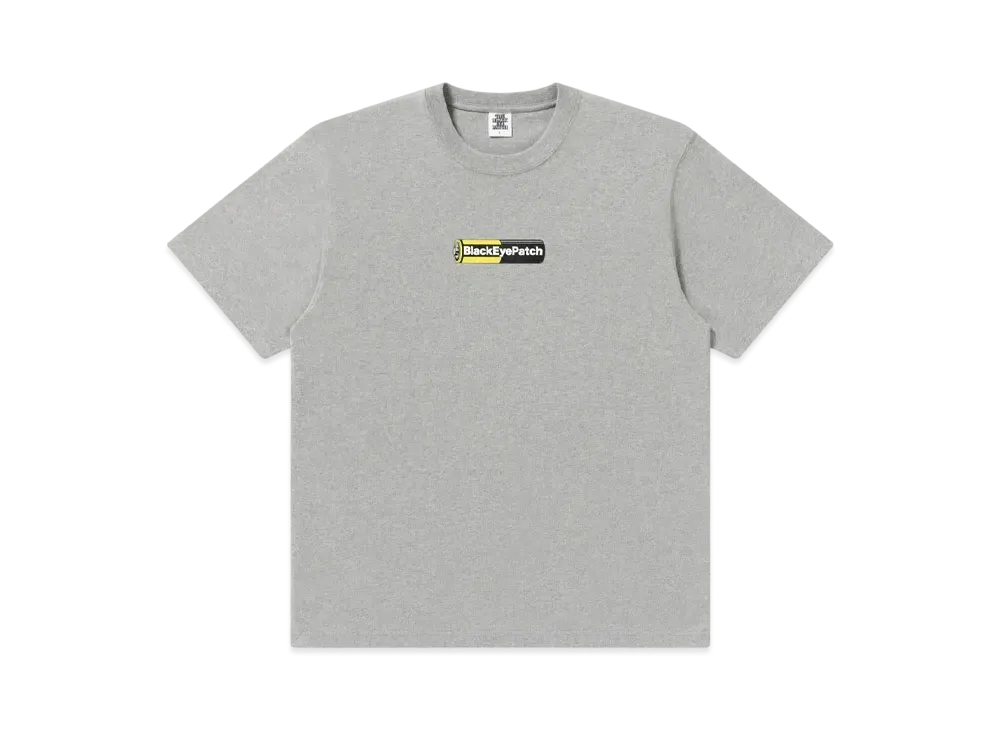 BlackEyePatch Battery Logo Tee "Heather Gray"
