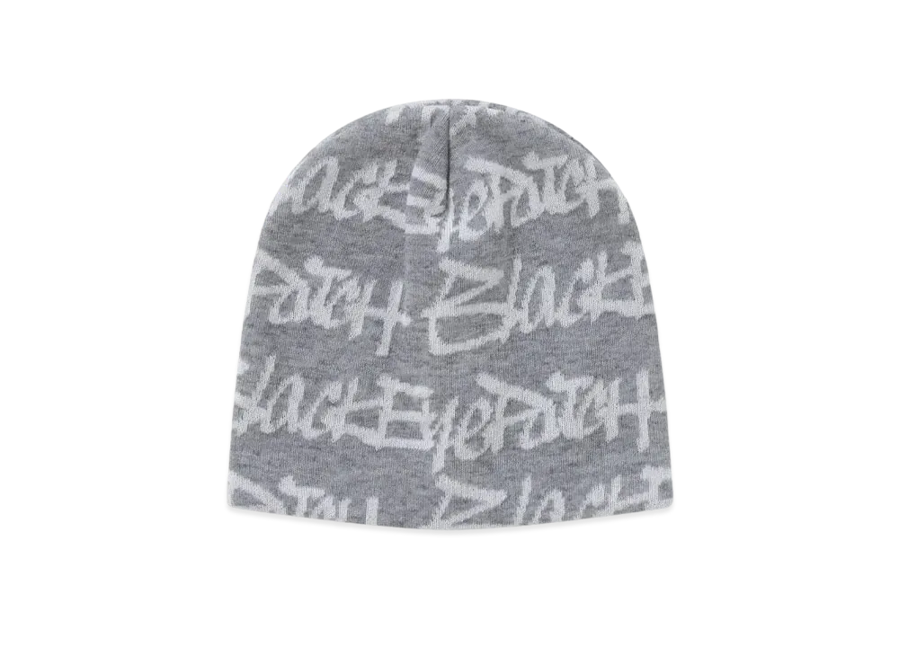 BlackEyePatch Fasthand Script Beanie "Gray"
