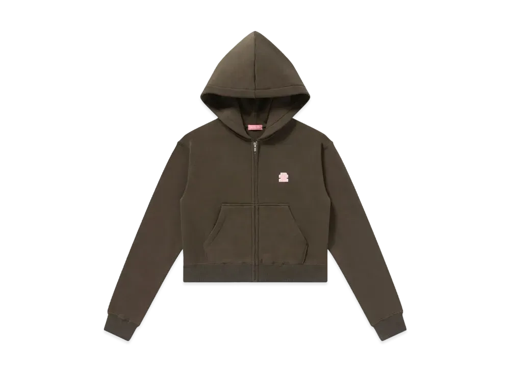 BlackEyePatch Small OG Label Zip Hoodie "Olive"