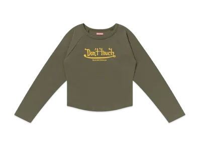 BlackEyePatch Dont Touch Raglan L/S Tee "Olive"