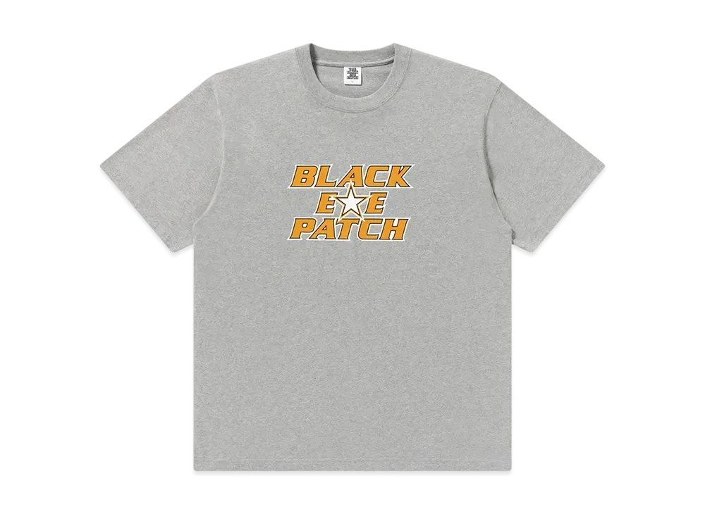 BlackEyePatch Serpetine Star Logo Tee "Heather Gray"