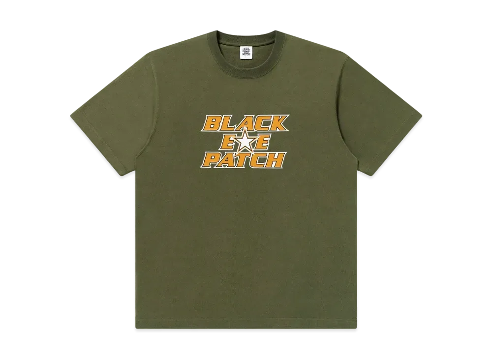 BlackEyePatch Serpetine Star Logo Tee "Olive"