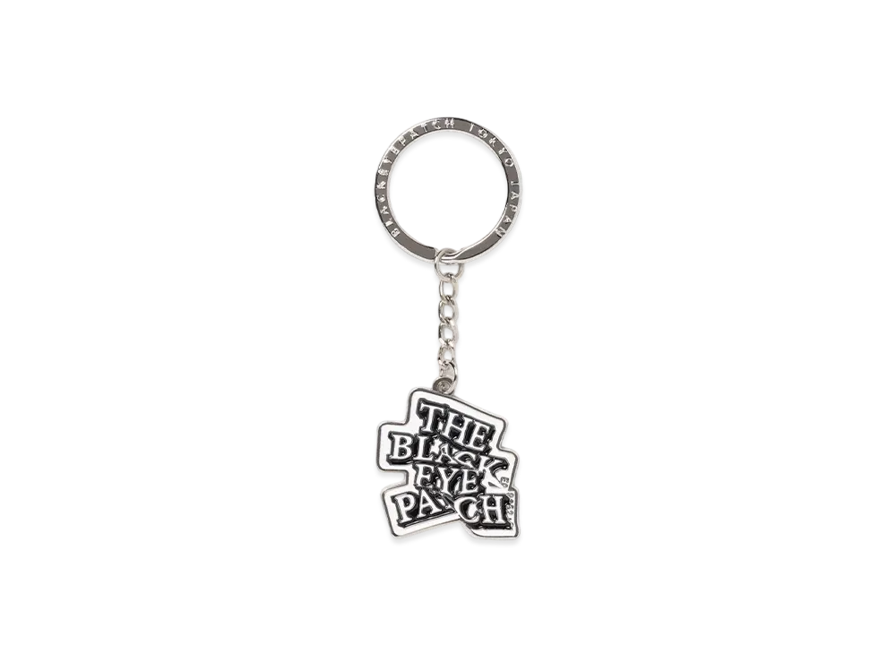 BlackEyePatch Crumpled OG Keychain "Silver"