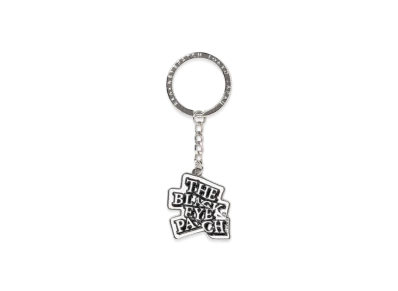BlackEyePatch Crumpled OG Keychain "Silver"