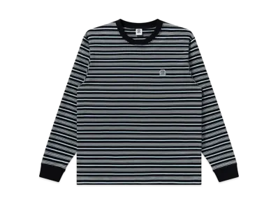 BlackEyePatch Small Og Bordered L/S Tee "Black"