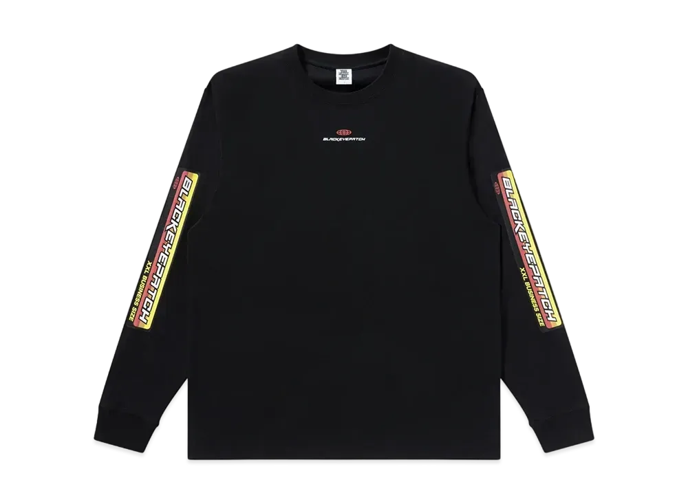 BlackEyePatch Business Size L/S Tee "Black"