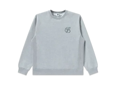 BlackEyePatch B Emblem Heavyweight Crew Sweat "Hether Gray"