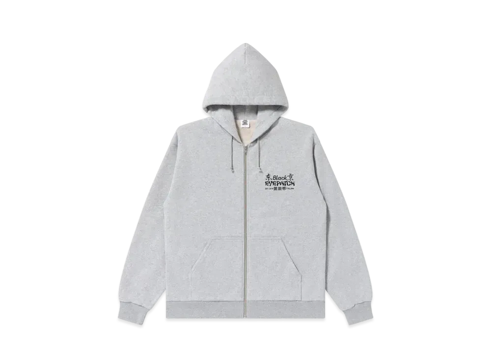 BlackEyePatch Oldtown Tokyo Zip Hoodie "Hether Gray"