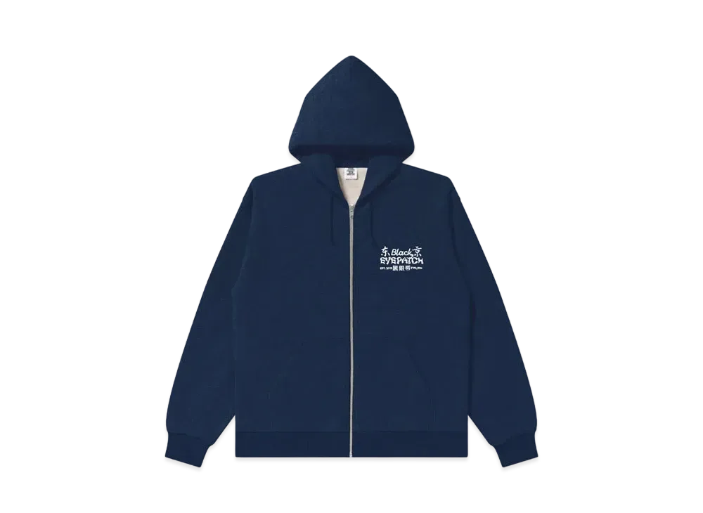 BlackEyePatch Oldtown Tokyo Zip Hoodie "Navy"