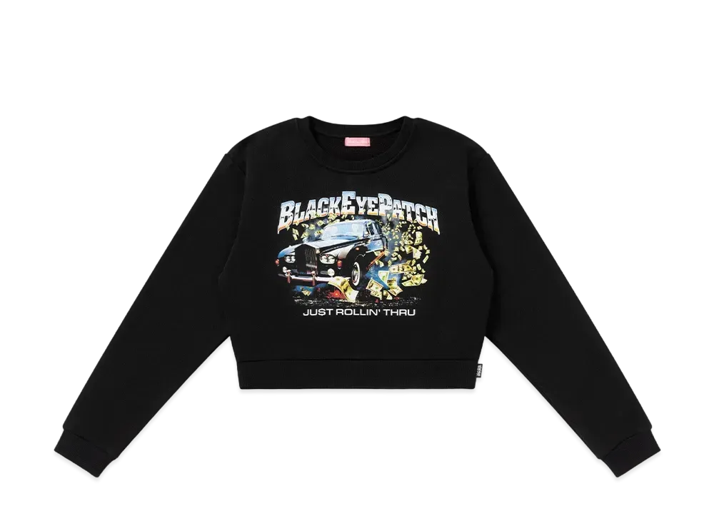 BlackEyePatch Rollin Thru Crew Sweat "Black"