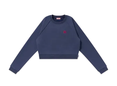 BlackEyePatch Og Label Patched Raglan Crew Sweat "Navy"