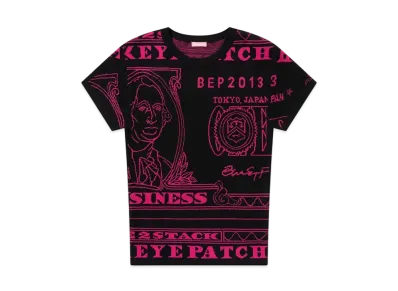 BlackEyePatch Big Dollar Knitted Baby Tee "Black"