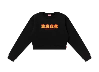 BlackEyePatch Hwc Flame Logo Embroidered Crew Sweat "Black"
