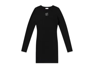 BlackEyePatch B Emblem Ribbed Knit Dress "Black"