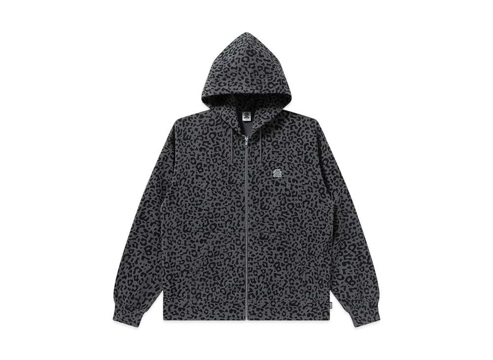 BlackEyePatch Small Og Leopard Zip Hoodie 