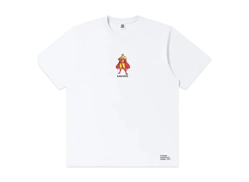 BlackEyePatch x SUPPAIMAN Tee "White"