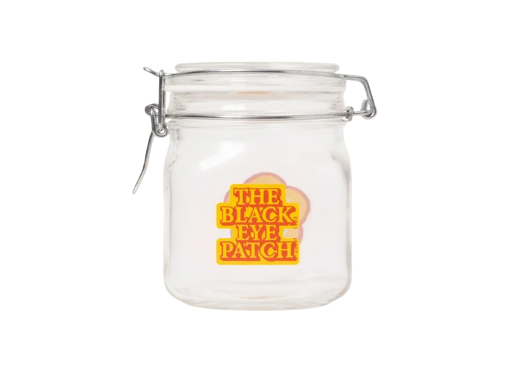 BlackEyePatch x SUPPAIMAN OG Label Stash Jar "Clear"