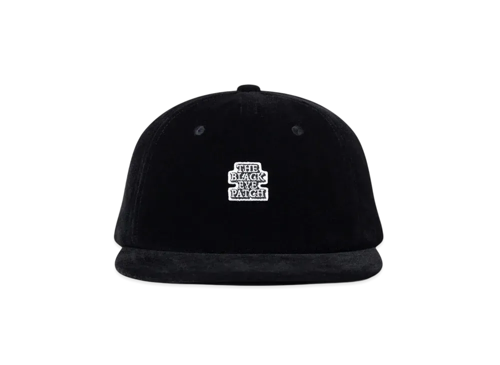 BlackEyePatch OG Label Velour Cap "Black"