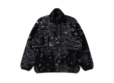 BlackEyePatch OG Label Paisley Fleece Pullover "Black"