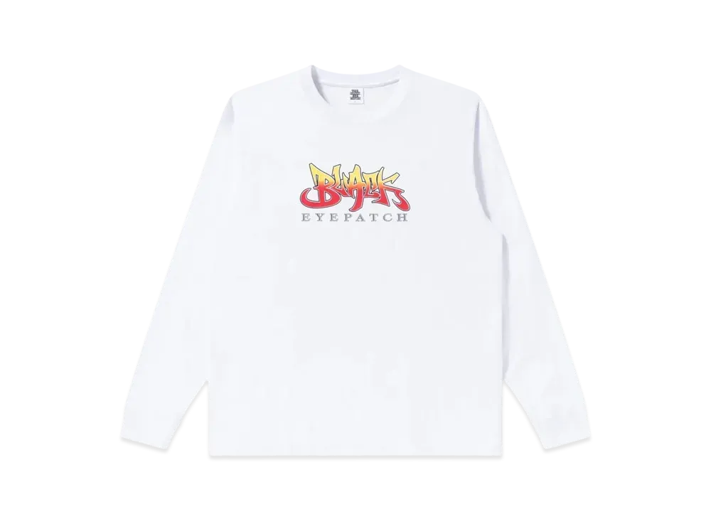 BlackEyePatch Blazed LOGo L/S Tee "White"