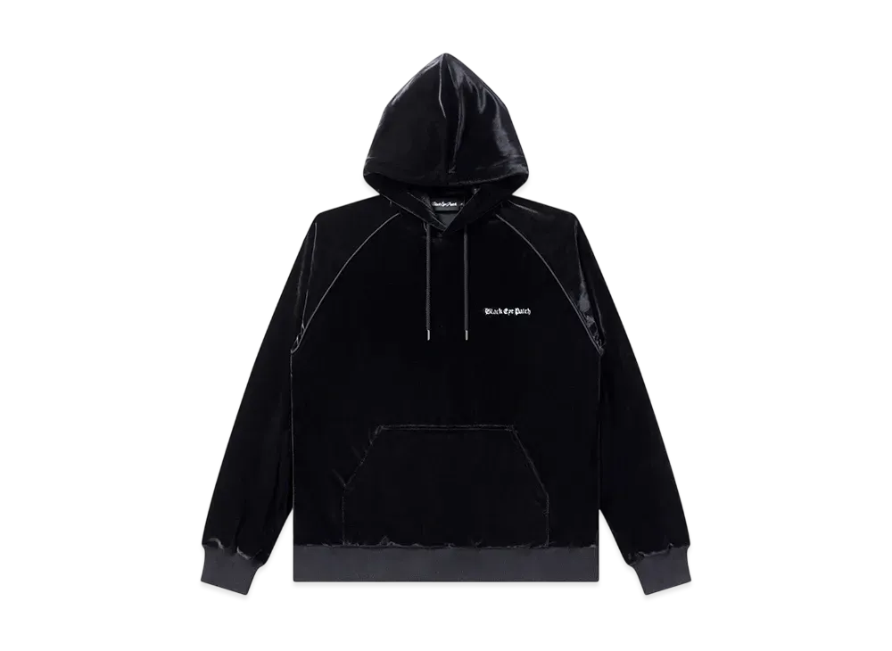 BlackEyePatch Oe Logo Velour Hoodie "Black"