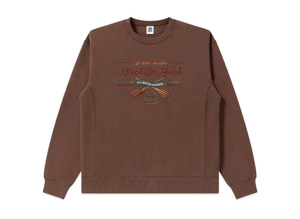 BlackEyePatch Adventure Crew Sweat "Brown"
