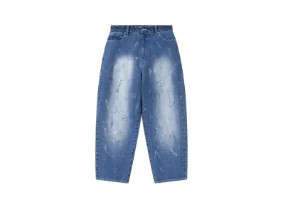 BlackEyePatch Beez-Eye-P Splattered Extra Baggy Jeans "Blue"