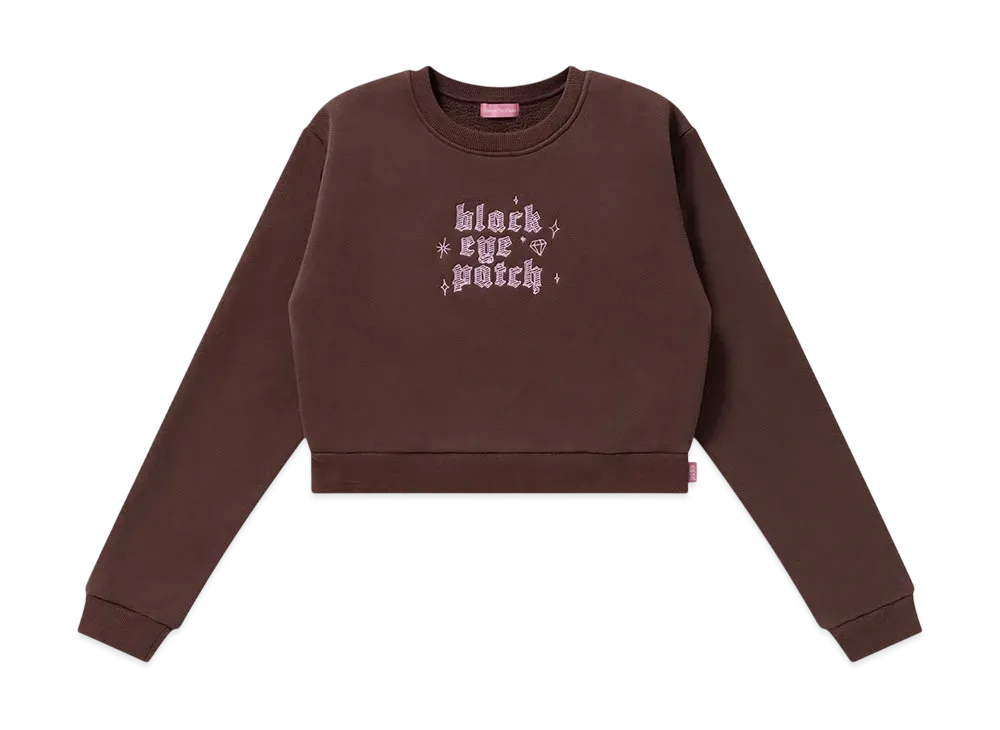 BlackEyePatch Sketched Oe Diamond Crew Sweat "Brown"