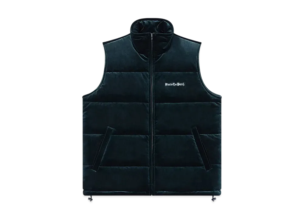 BlackEyePatch OE Logo Puffer Vest "D.Green"
