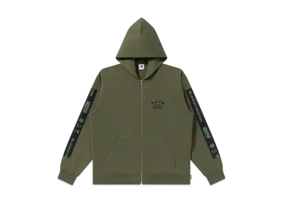 BlackEyePatch HWC Taped Zip Hoodie "Olive"