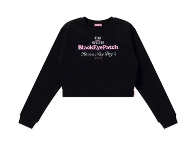 BlackEyePatch I'm Busy Crew Sweat "Black"