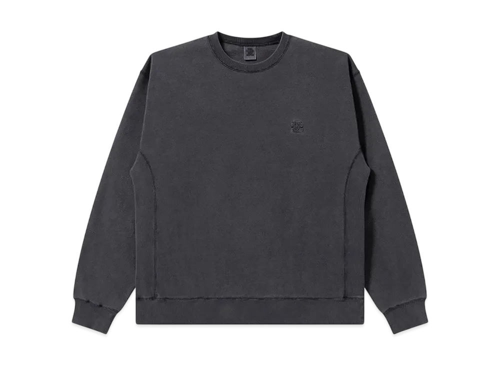 BlackEyePatch Small Og Label Pigment Dyded Crew Sweat "Black"
