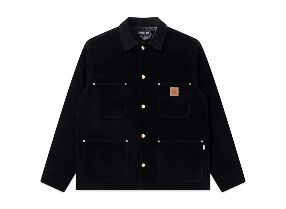 BlackEyePatch Og Label Velour Coverall Jacket "Black"