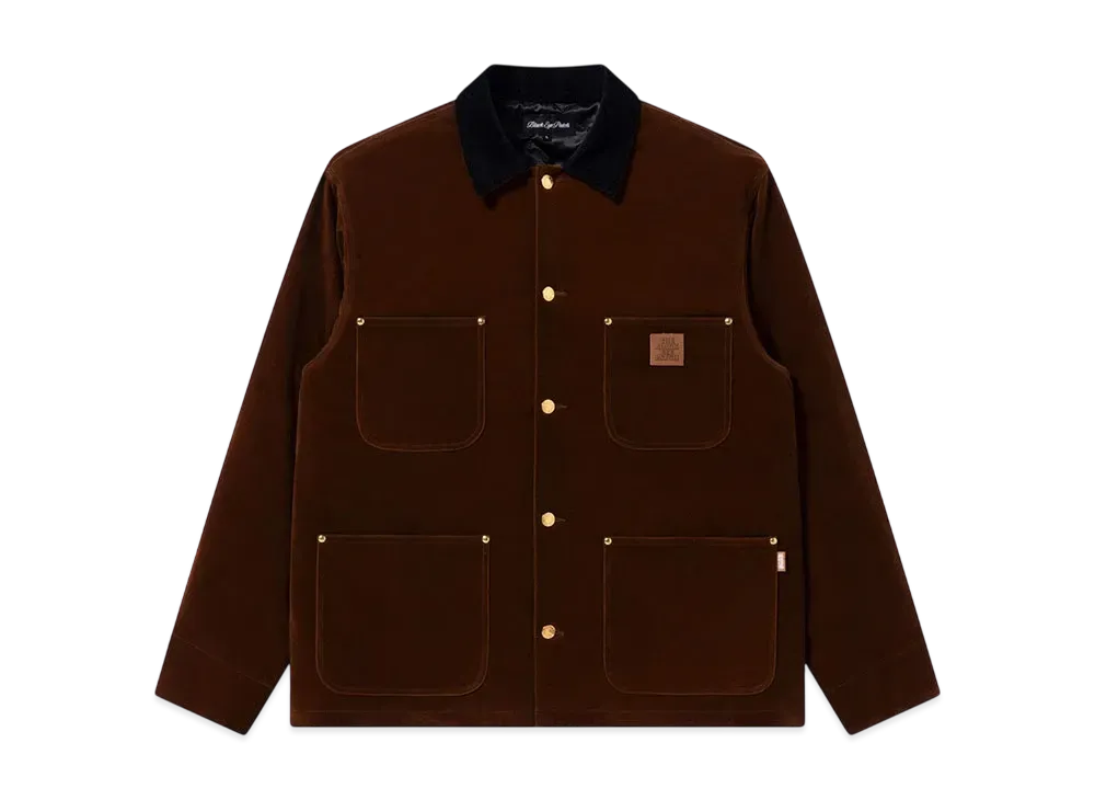 BlackEyePatch Og Label Velour Coverall Jacket "Brown"