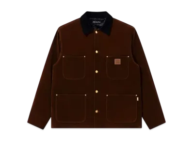 BlackEyePatch Og Label Velour Coverall Jacket "Brown"