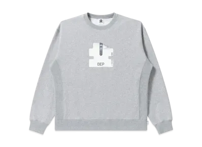 BlackEyePatch Og Zip File Crew Sweat "Heather Gray"