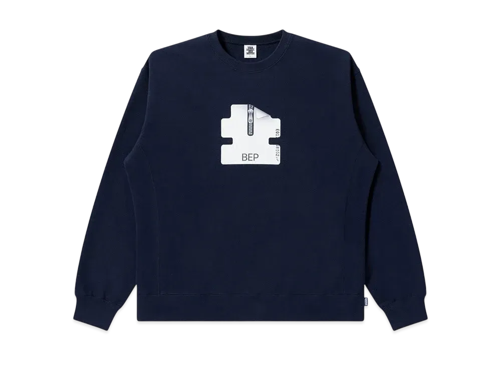 BlackEyePatch Og Zip File Crew Sweat "Navy"