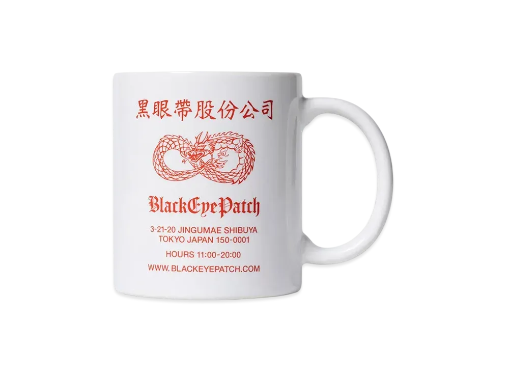 BlackEyePatch Chinatown Store Mug "White"