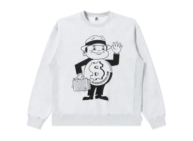 BlackEyePatch Dollarman Crew Sweat "Ash"