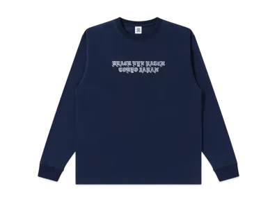 BlackEyePatch Lincoln Blackletters L/S Tee "Navy"