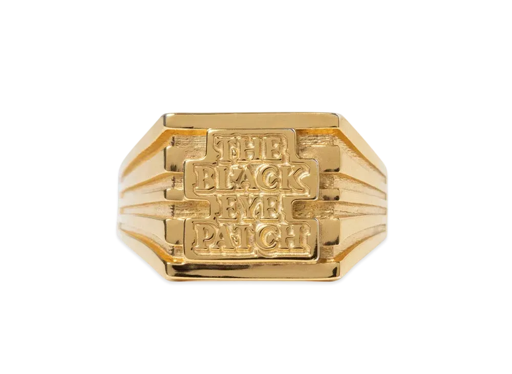 BlackEyePatch Og Label Ring "Gold"