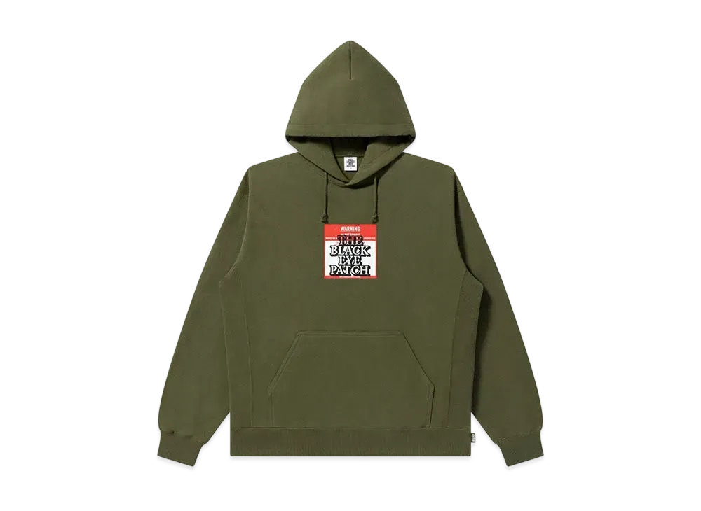 BlackEyePatch Do Not Remove Label Hoodie "Olive"